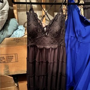 NaNa Black Lace Dress